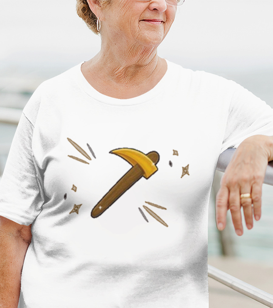 Christopher Escalante Golden Hoe Pickaxe Blast T-Shirt