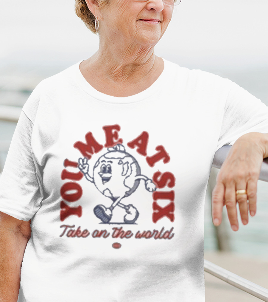 You Me At Six Take On The World Walking Globe Character T-Shirt