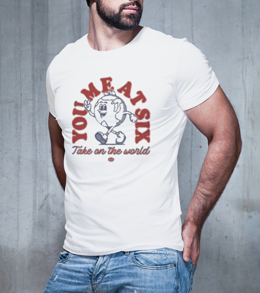 You Me At Six Take On The World Walking Globe Character T-Shirt