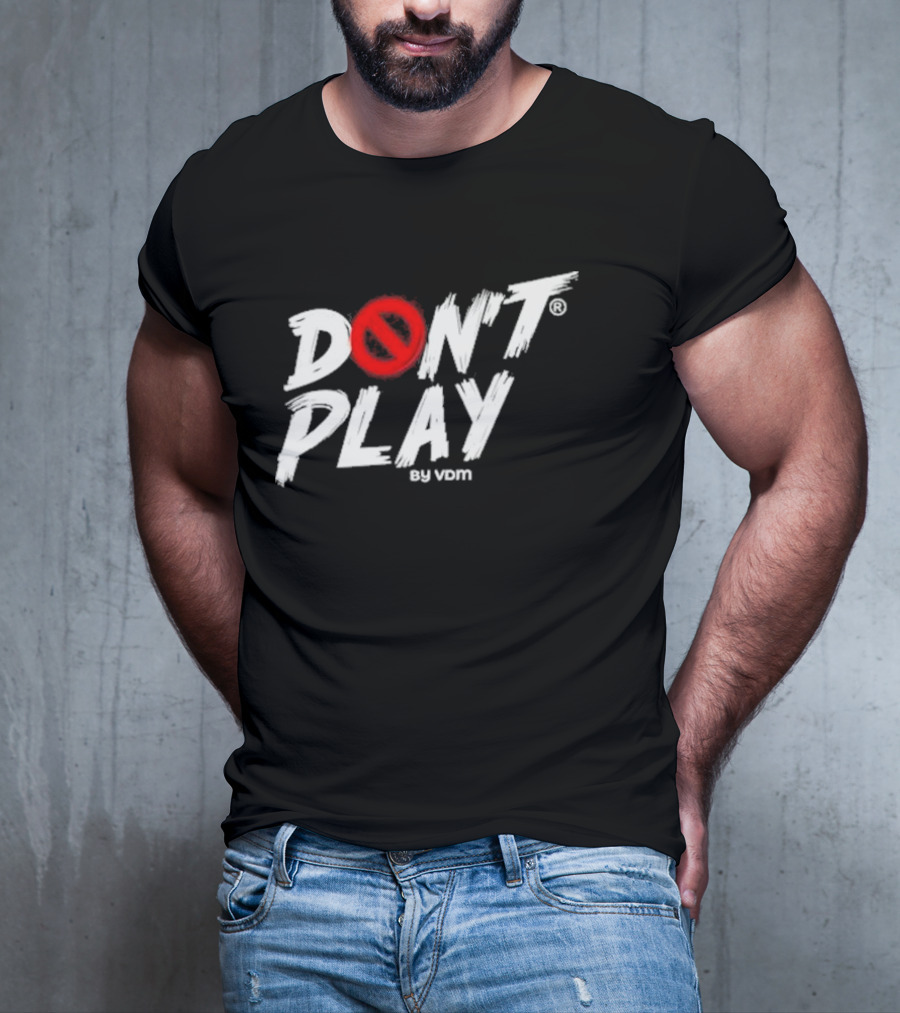 Martins Vincent Otse Don't Play VDM Red Circle T-Shirt
