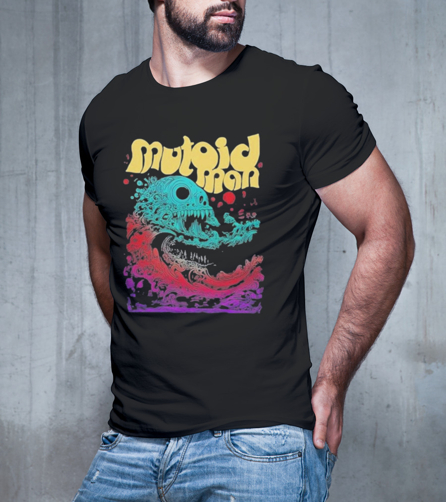 Mutoid Man Psychedelic Skull Wave Explosion T-Shirt