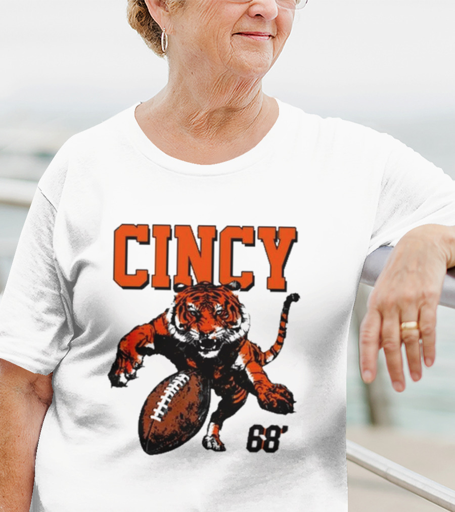 Cincy Tiger Football 68’ T-Shirt