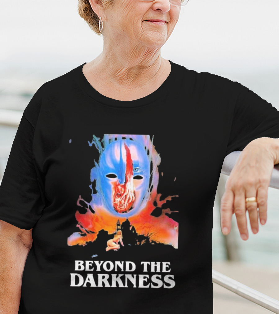 Beyond The Darkness Surreal Mask And Crimson T-Shirt