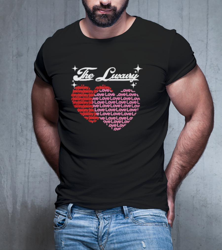 The Luxury Jacey Love Heart T-Shirt
