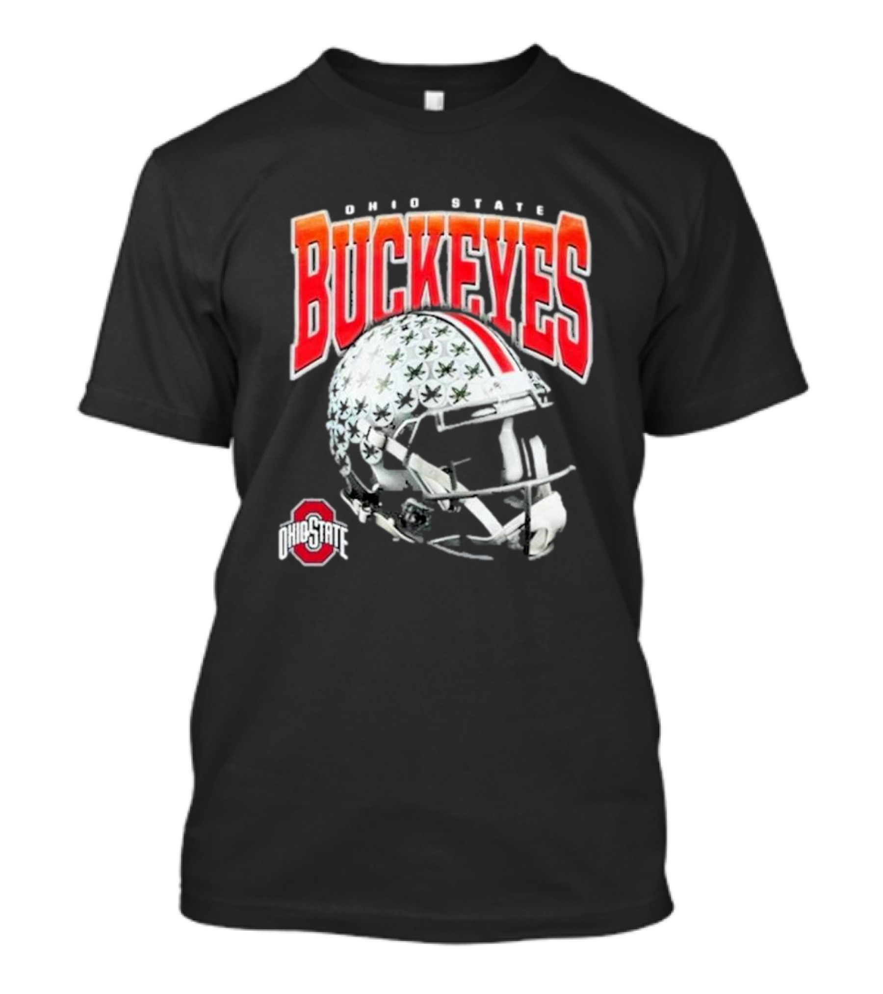 Ohio State Buckeyes Helmet Realistic Sports T-Shirt