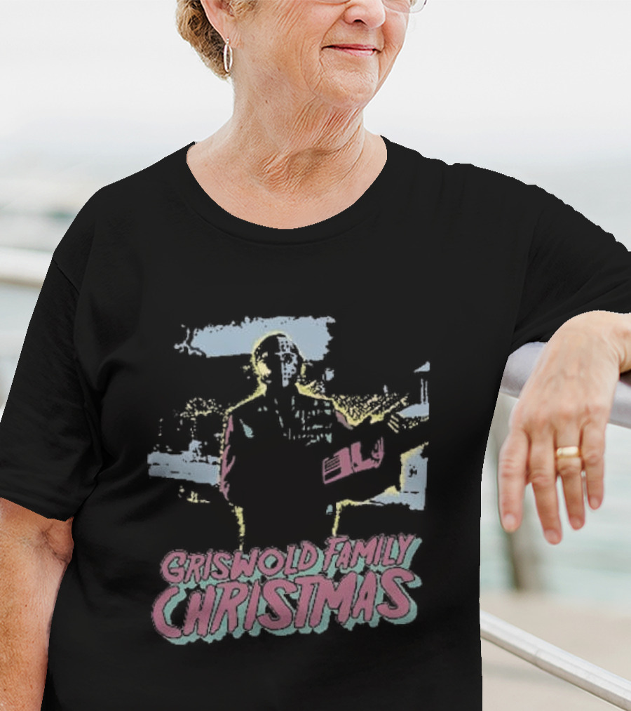Griswold Family Christmas With Jason Voorhees Holiday Mashup T-Shirt