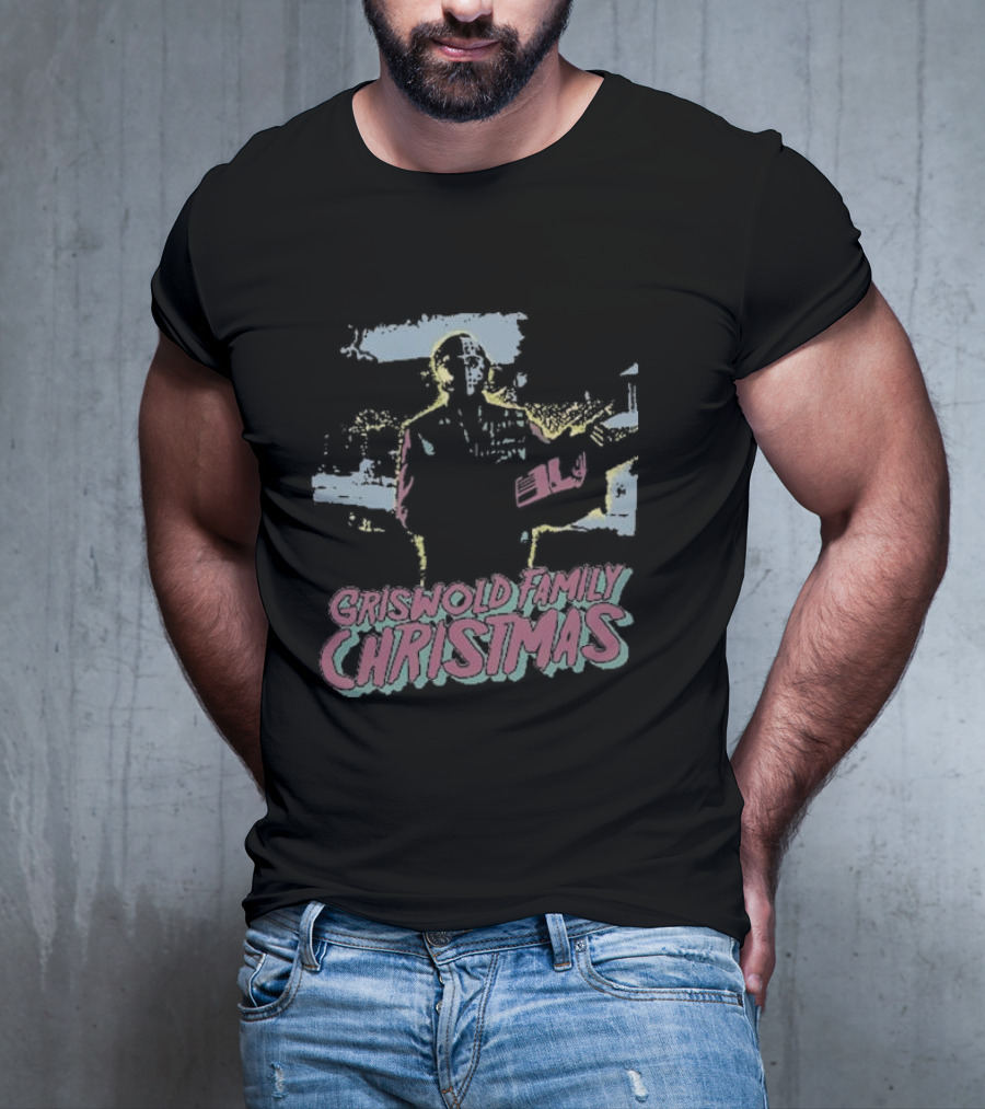 Griswold Family Christmas With Jason Voorhees Holiday Mashup T-Shirt