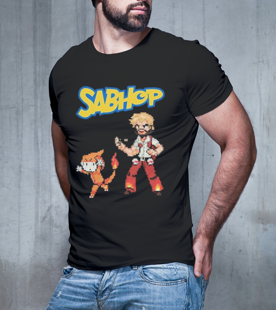Sabino Sabhop Maestro Pokemon Charmeleon Retro Gaming T-Shirt