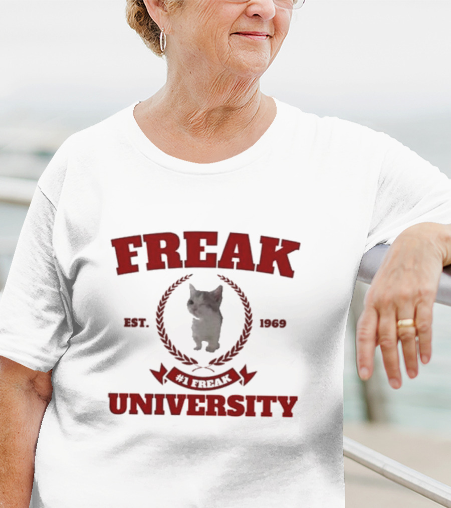 Freak University #1 Freak Cat Est 1969 Central Cat Land T-Shirt