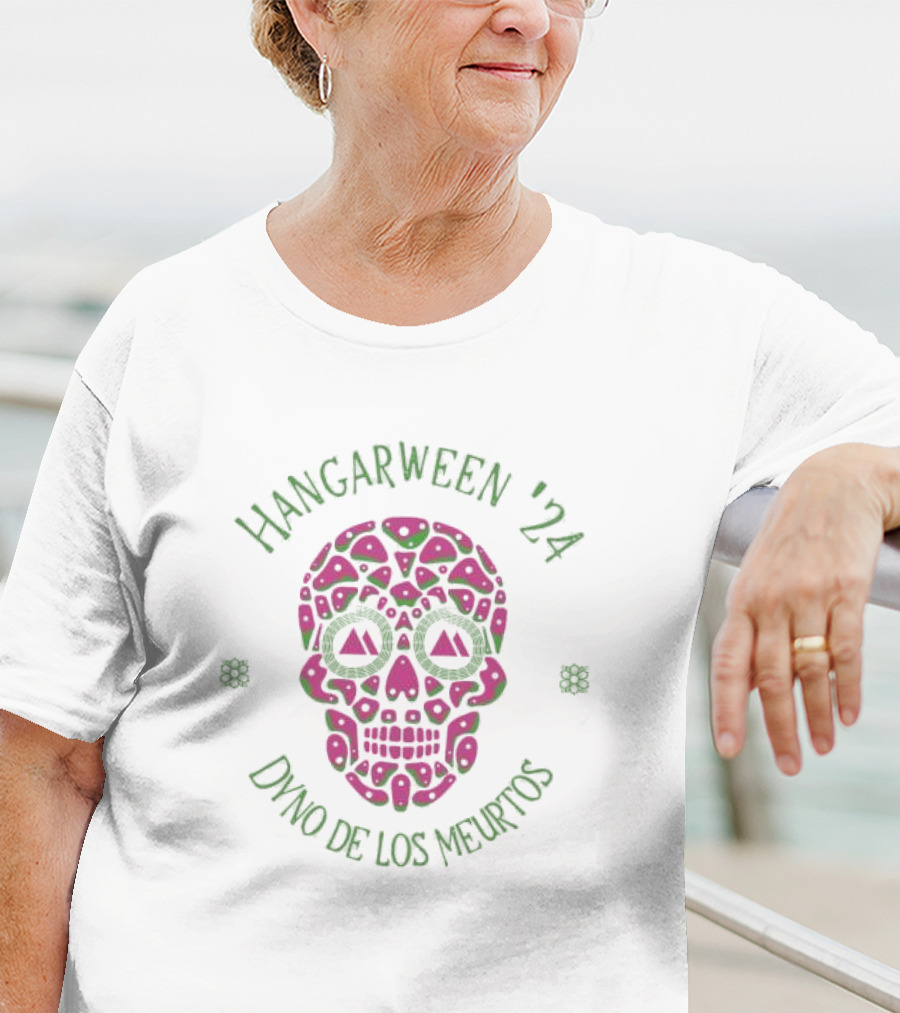 Hangarween 24 Dyno De Los Meurtos Colorful Skull T-Shirt