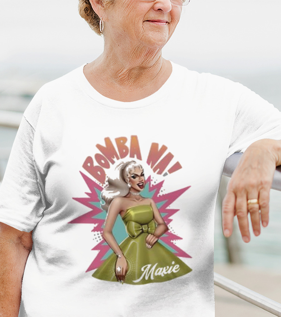 Bomba Na Maxie Vintage Style Pin-Up T-Shirt