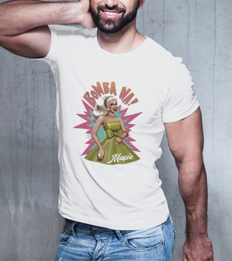Bomba Na Maxie Vintage Style Pin-Up T-Shirt