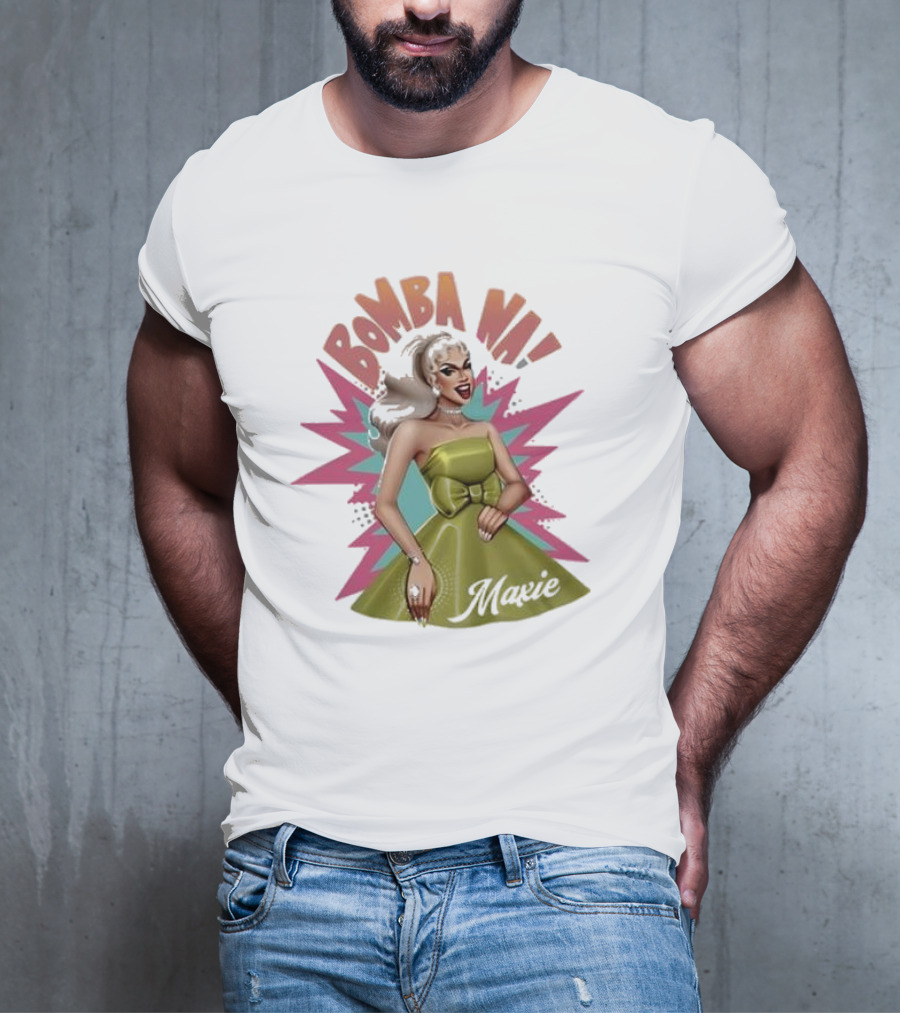 Bomba Na Maxie Vintage Style Pin-Up T-Shirt