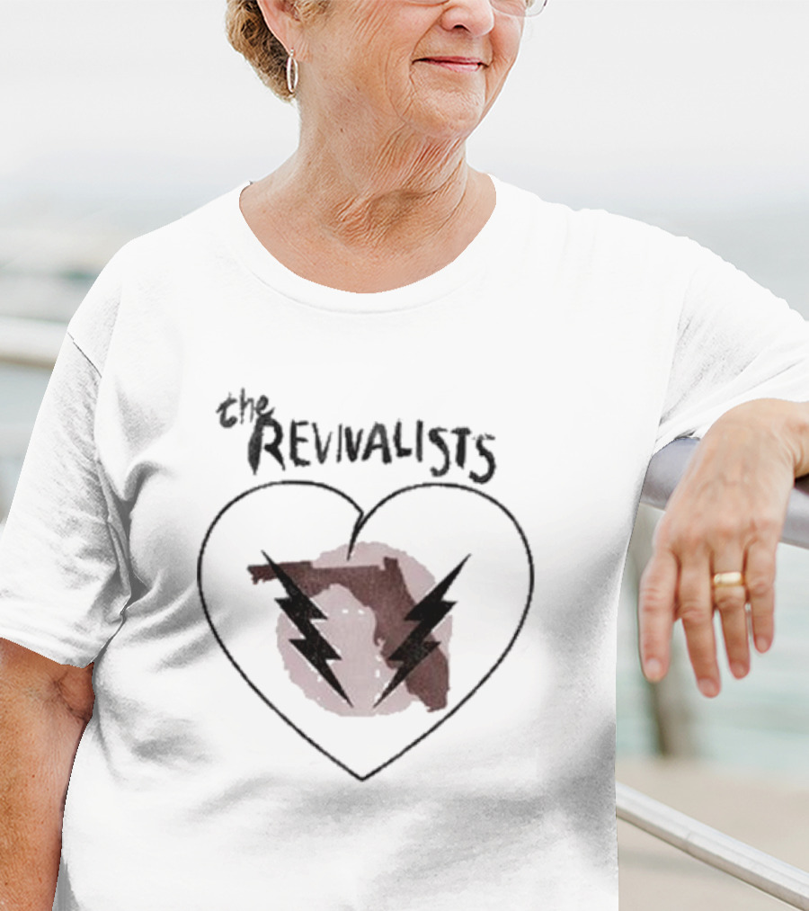 The Revivalists Heart Florida Lightning Bolt T-Shirt