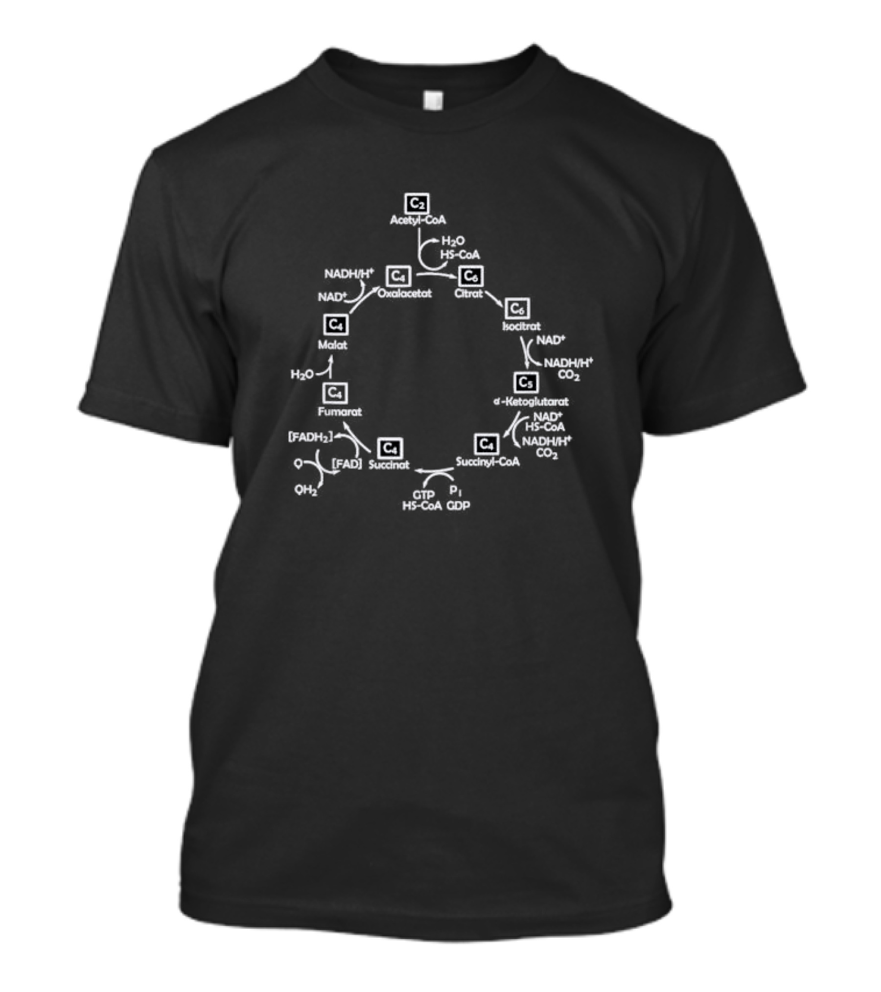 Biochemist Citric Acid Cycle Krebs Cycle Biology Biologist Biochemistry T-Shirt