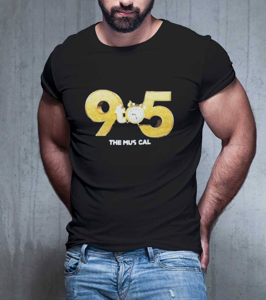 Dolly Parton 9 To 5 The Musical UK Clock T-Shirt