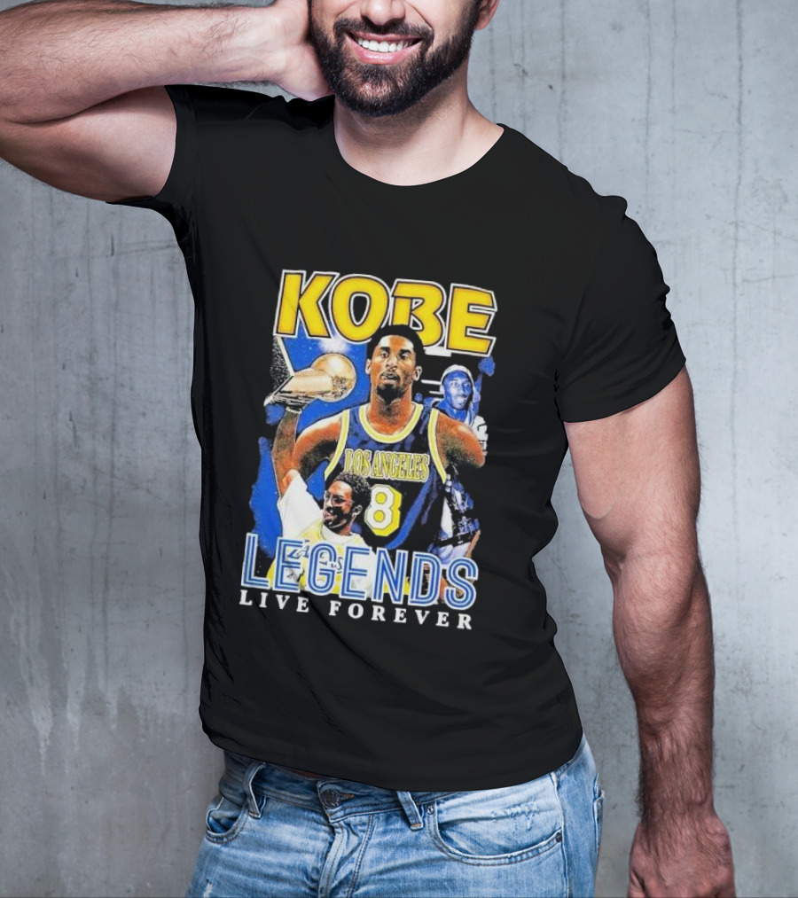Kobe Los Angeles 8 Legends Live Forever T-Shirt