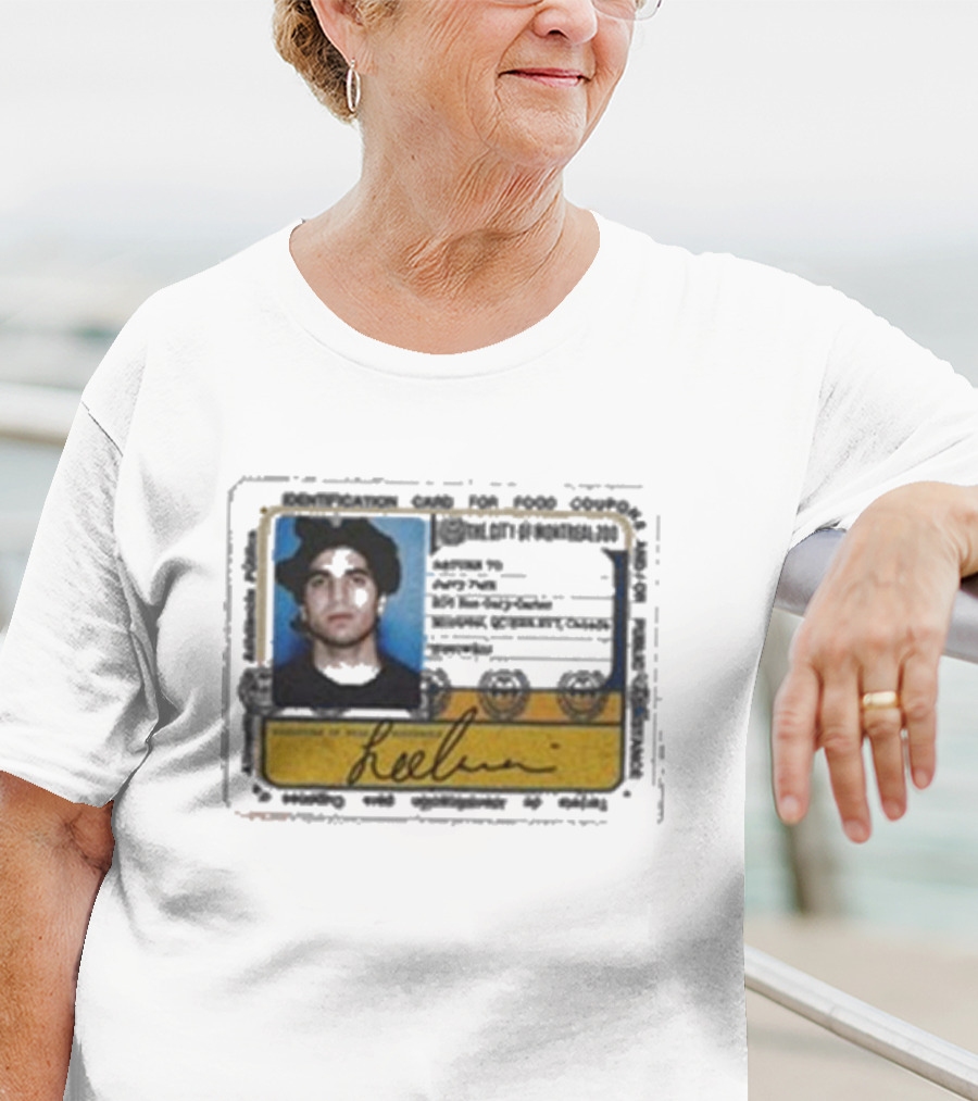 Ariel Helwani Ol Dirty Helwani Identification Card City Of Montreal 200 Identification Card For Food Coupons T-Shirt