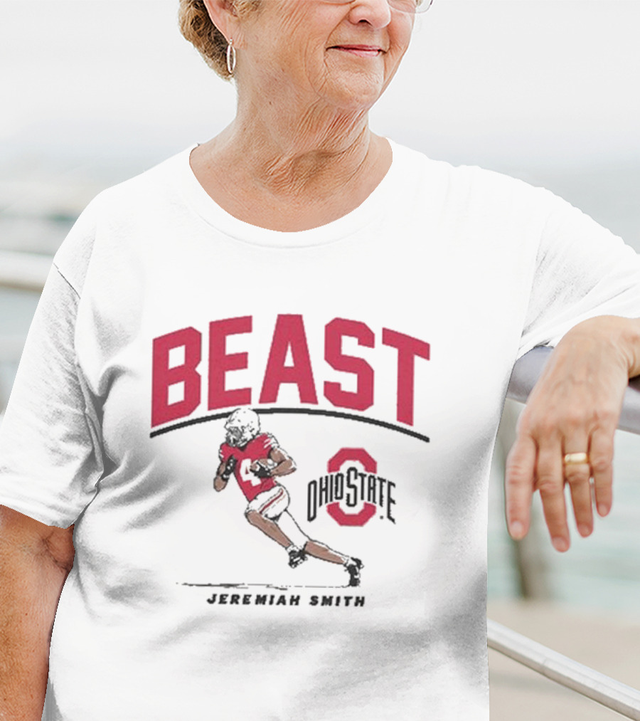 Ohio State Football Beast Jeremiah Smith T-Shirt