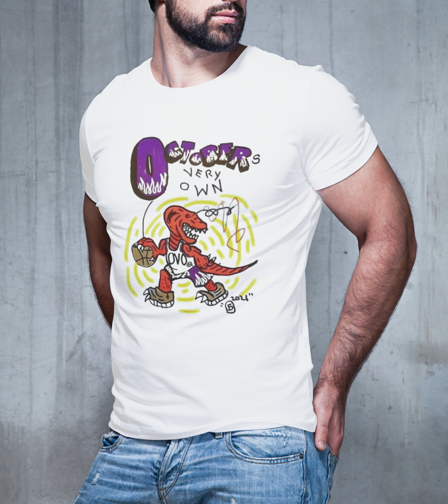 OCTOBER VERY OWN OVO Basketball Dinosaur T-Shirt
