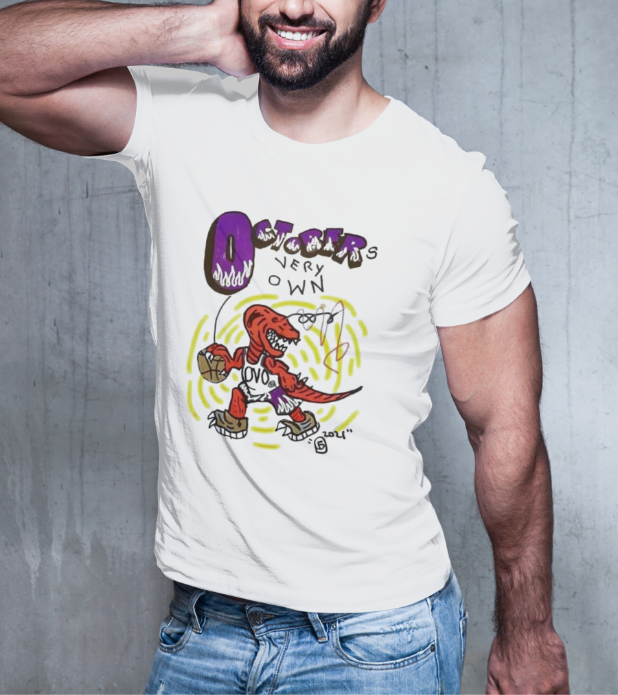 OCTOBER VERY OWN OVO Basketball Dinosaur T-Shirt