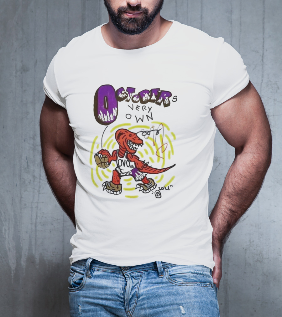 OCTOBER VERY OWN OVO Basketball Dinosaur T-Shirt