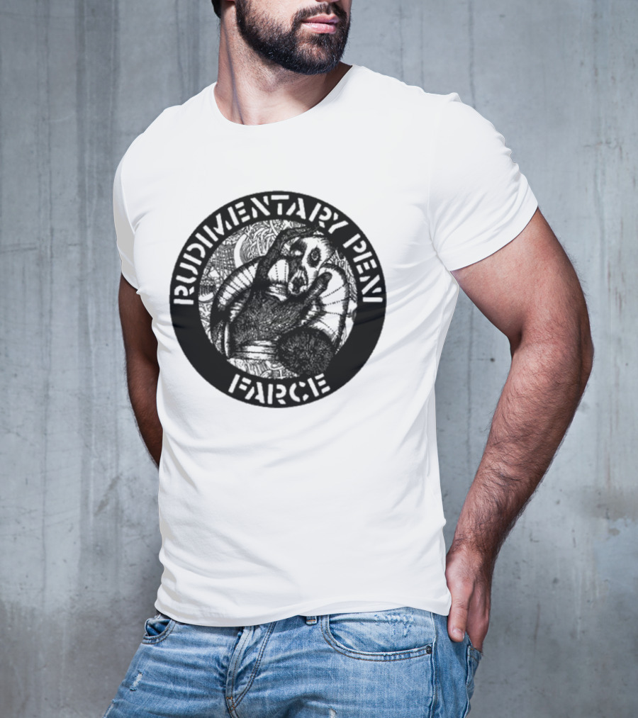 Rudimentary Peni Farce Album T-Shirt