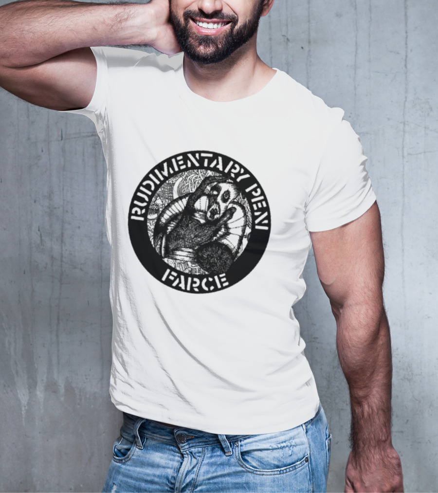 Rudimentary Peni Farce Album T-Shirt