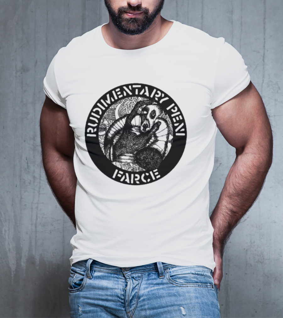 Rudimentary Peni Farce Album T-Shirt