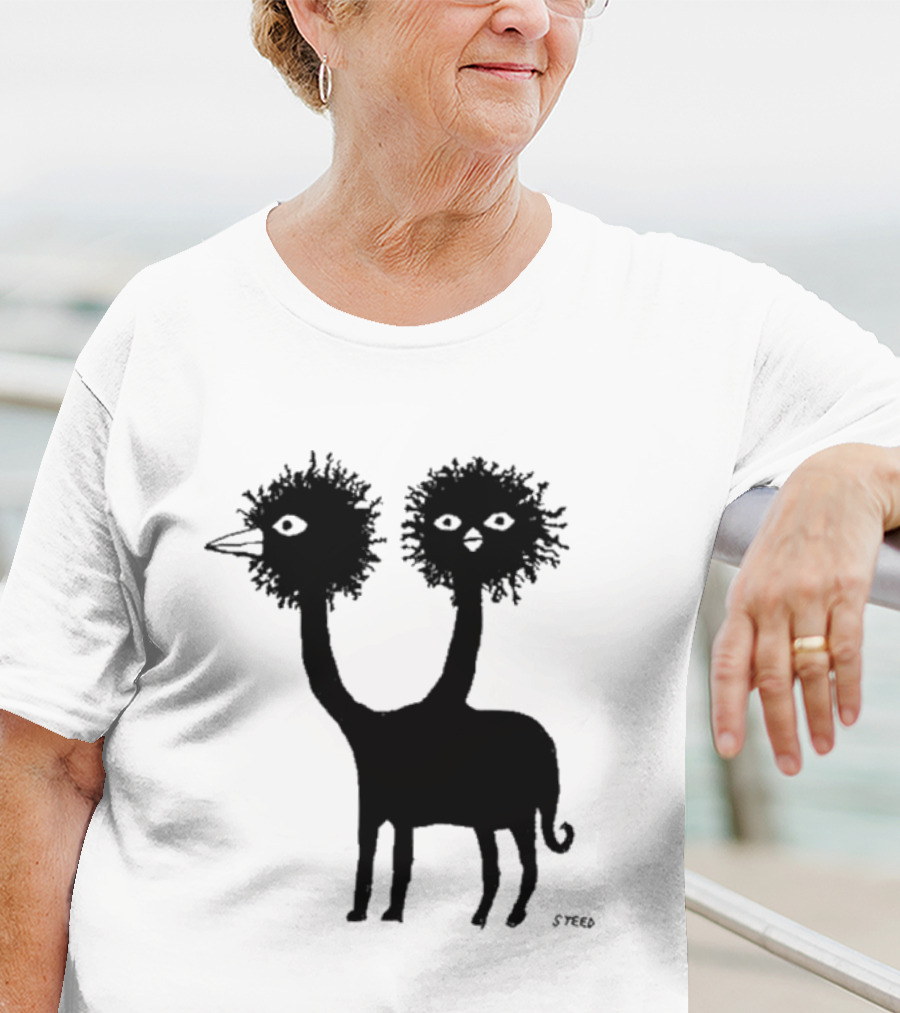 The New Yorker Ed Steed’s Two-Headed Fantasy Creature T-Shirt