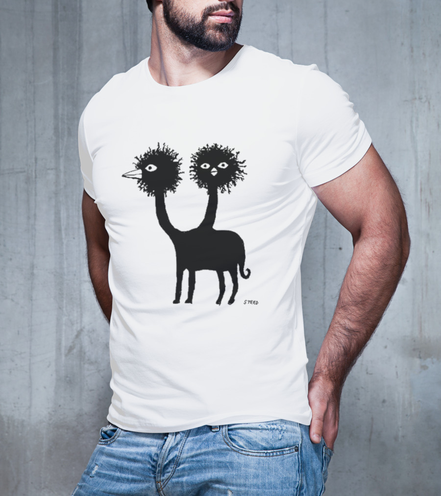 The New Yorker Ed Steed’s Two-Headed Fantasy Creature T-Shirt