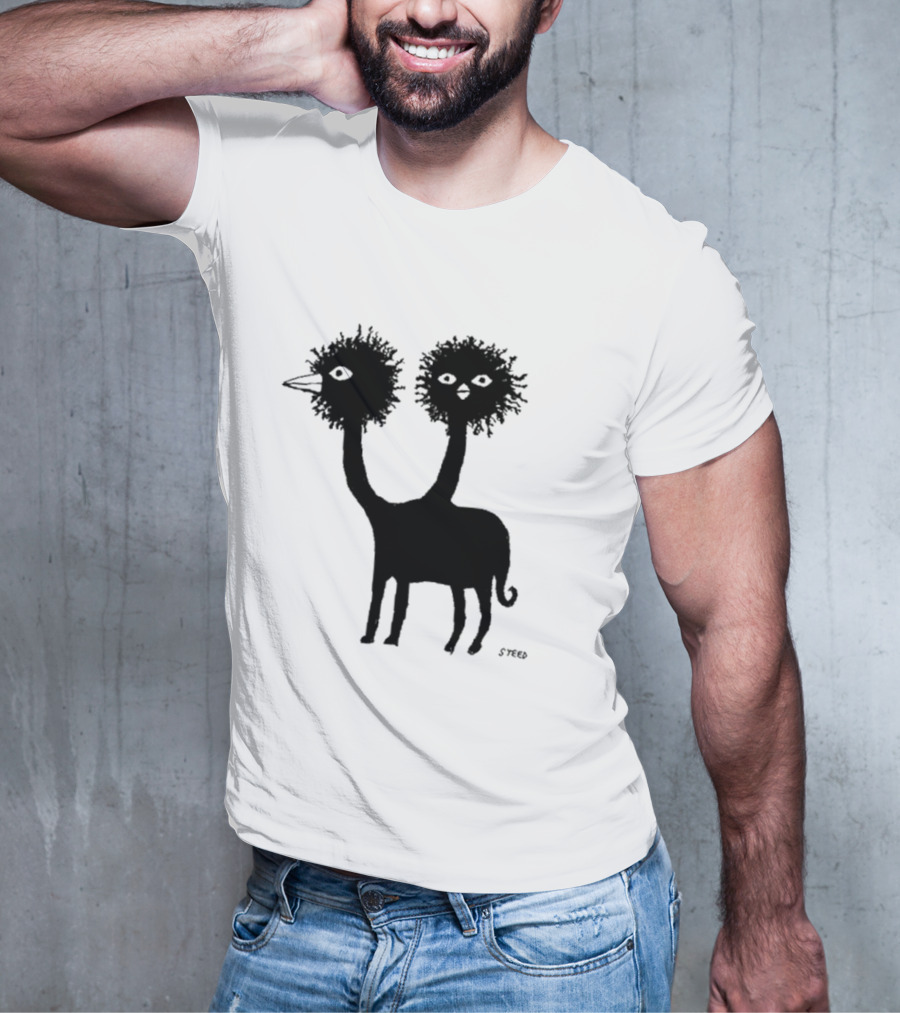 The New Yorker Ed Steed’s Two-Headed Fantasy Creature T-Shirt