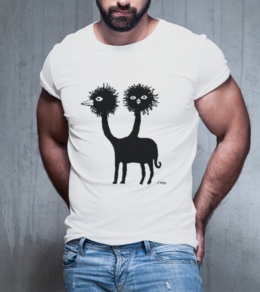 The New Yorker Ed Steed’s Two-Headed Fantasy Creature T-Shirt