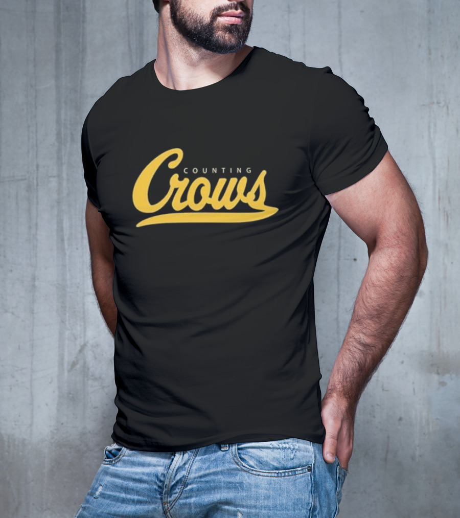 Counting Crows University Cursive Script T-Shirt