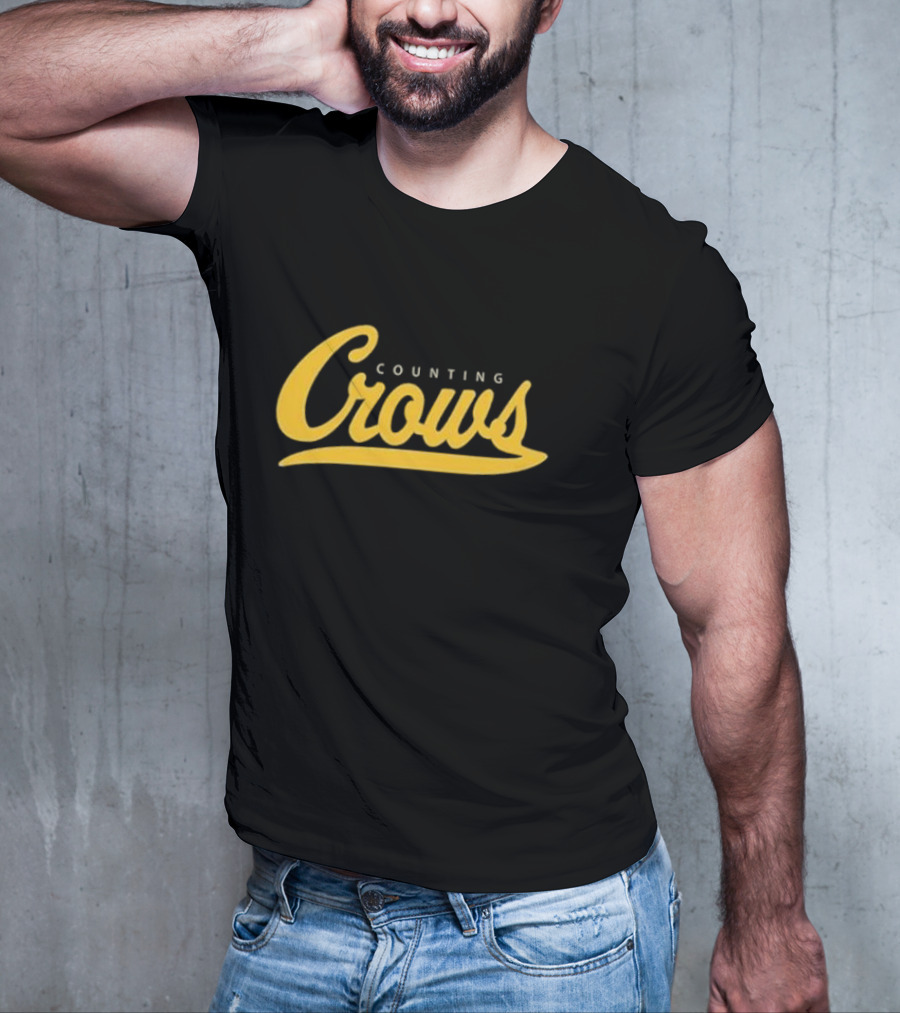 Counting Crows University Cursive Script T-Shirt