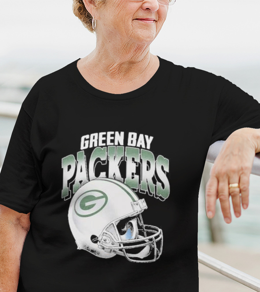 Green Bay Packers Classic Helmet Gradient T-Shirt