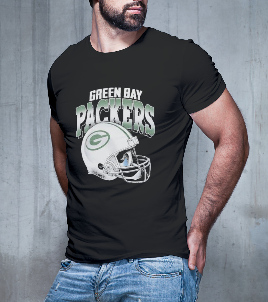 Green Bay Packers Classic Helmet Gradient T-Shirt