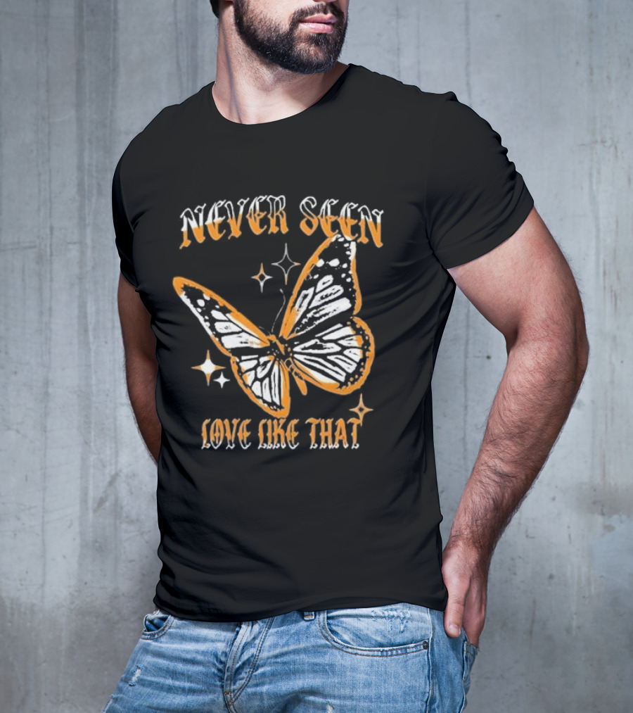 Jon Keith Never Seen Love Like That Butterfly T-Shirt