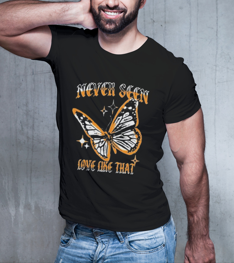 Jon Keith Never Seen Love Like That Butterfly T-Shirt