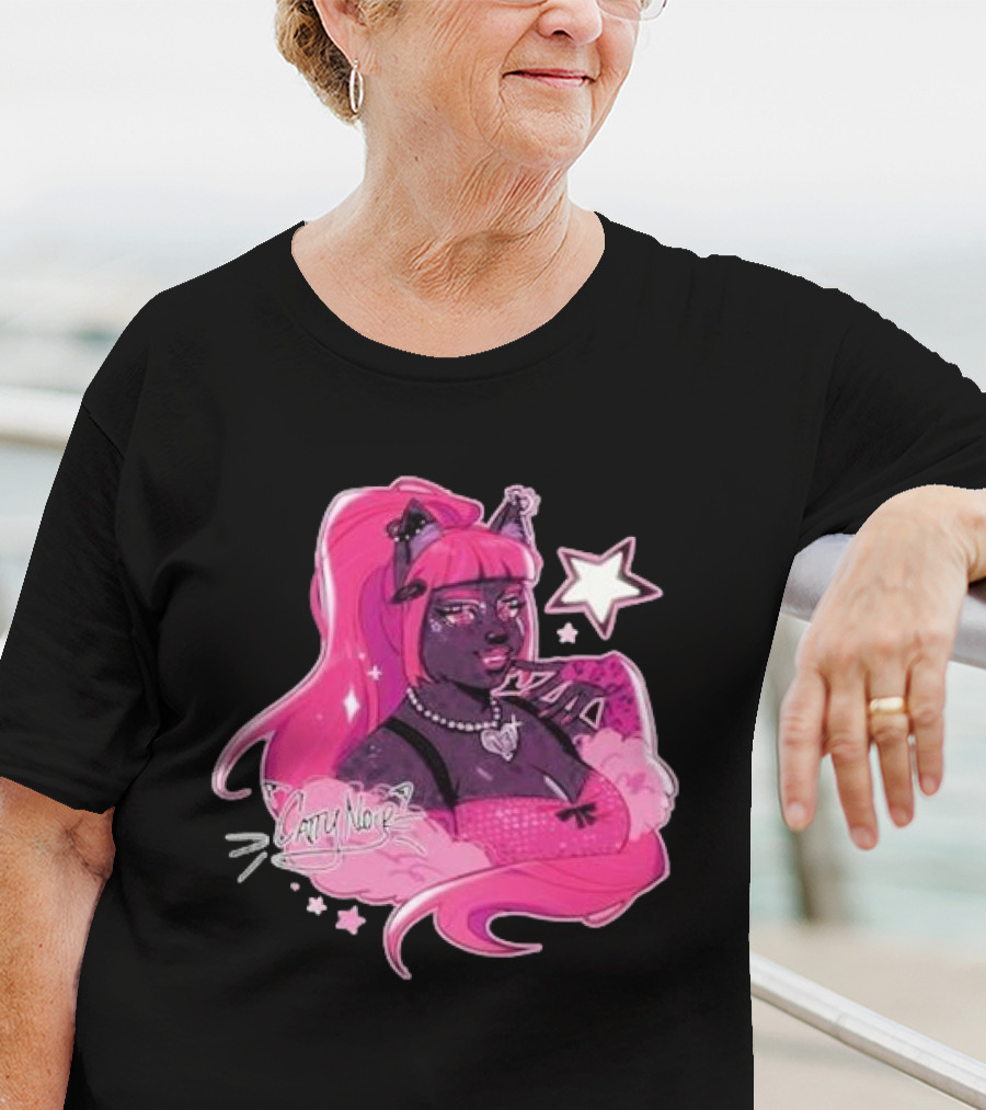 Monster High Catty Noir Pink Star Glam T-Shirt