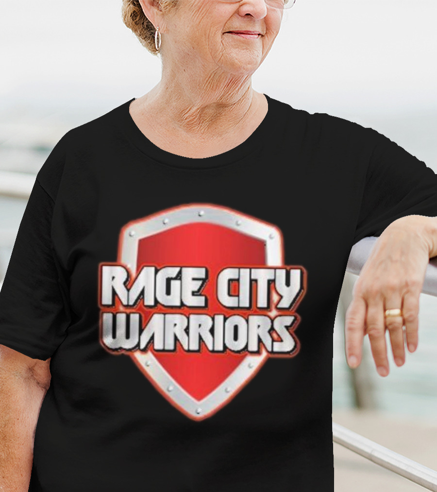 Rage City Warriors Shield Emblem T-Shirt