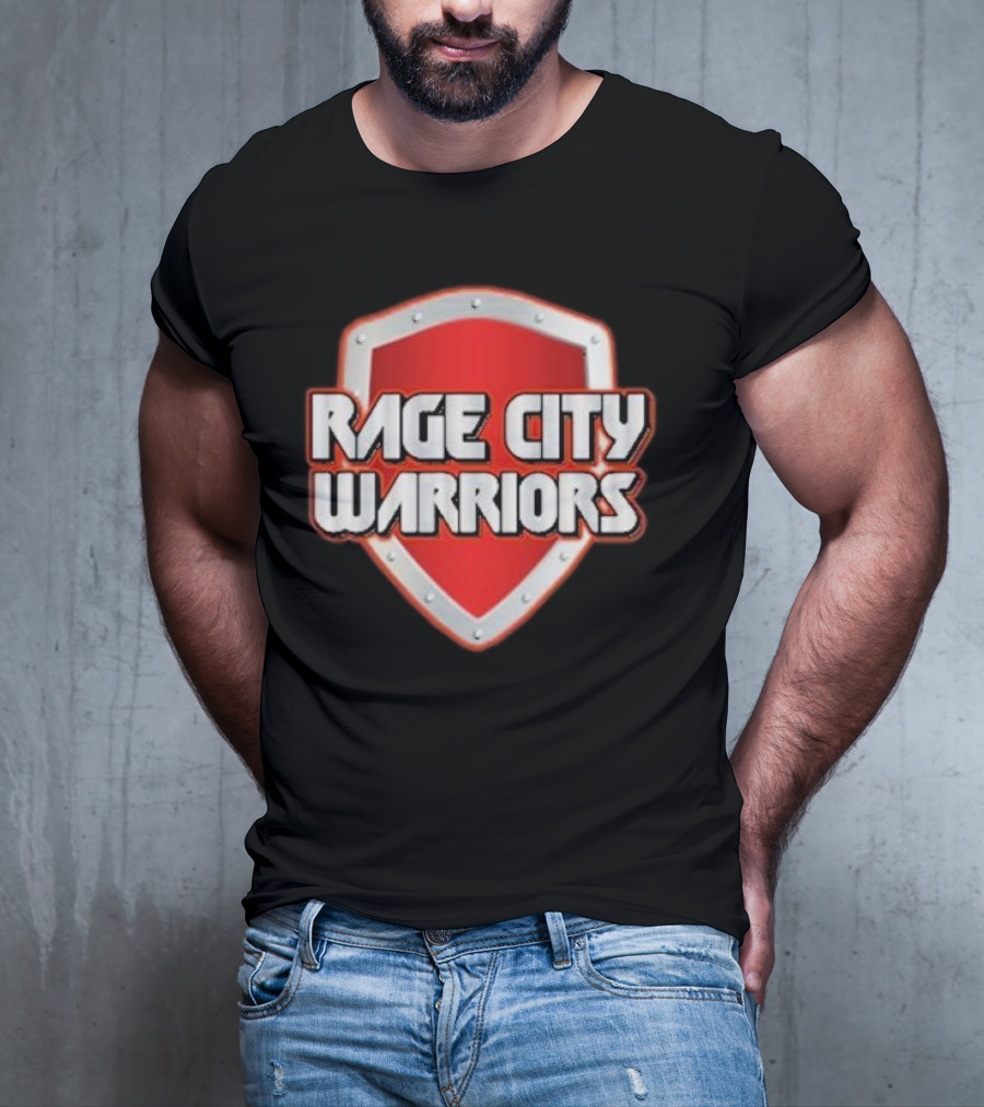Rage City Warriors Shield Emblem T-Shirt
