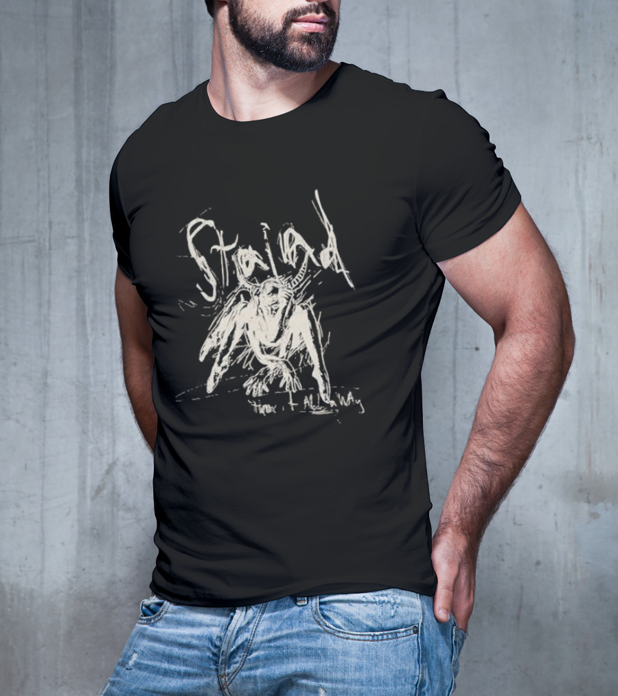 Staind Throw It All Away Demon Sketch T-Shirt