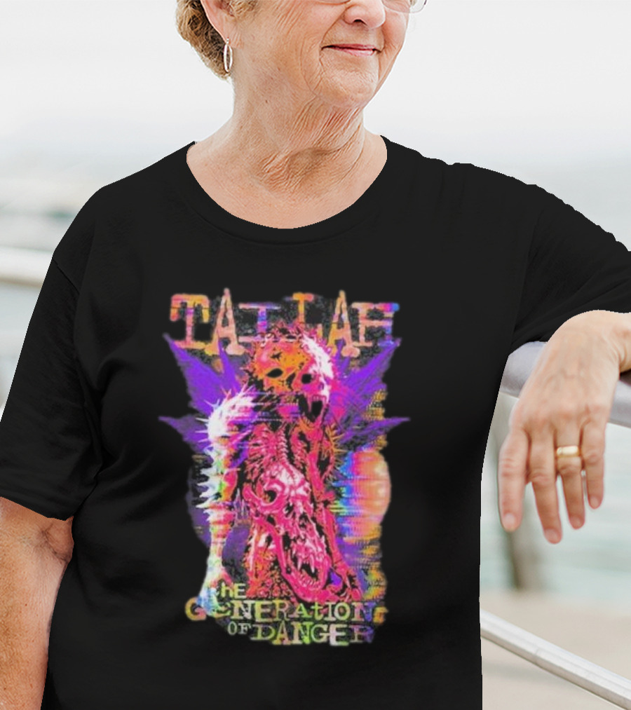 Tallah The Generation Of Danger Nomad Vibrant Skull Warrior T-Shirt
