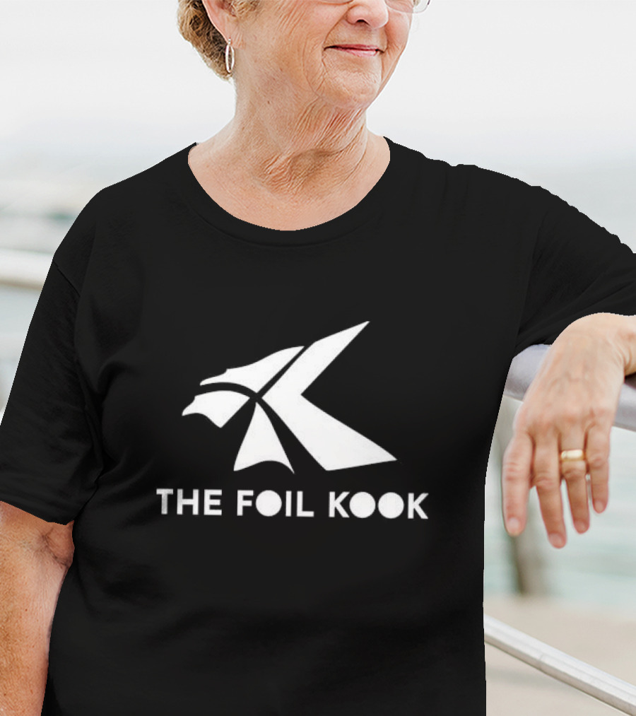 The Foil Kook FK Logo Bold Eagle Emblem T-Shirt