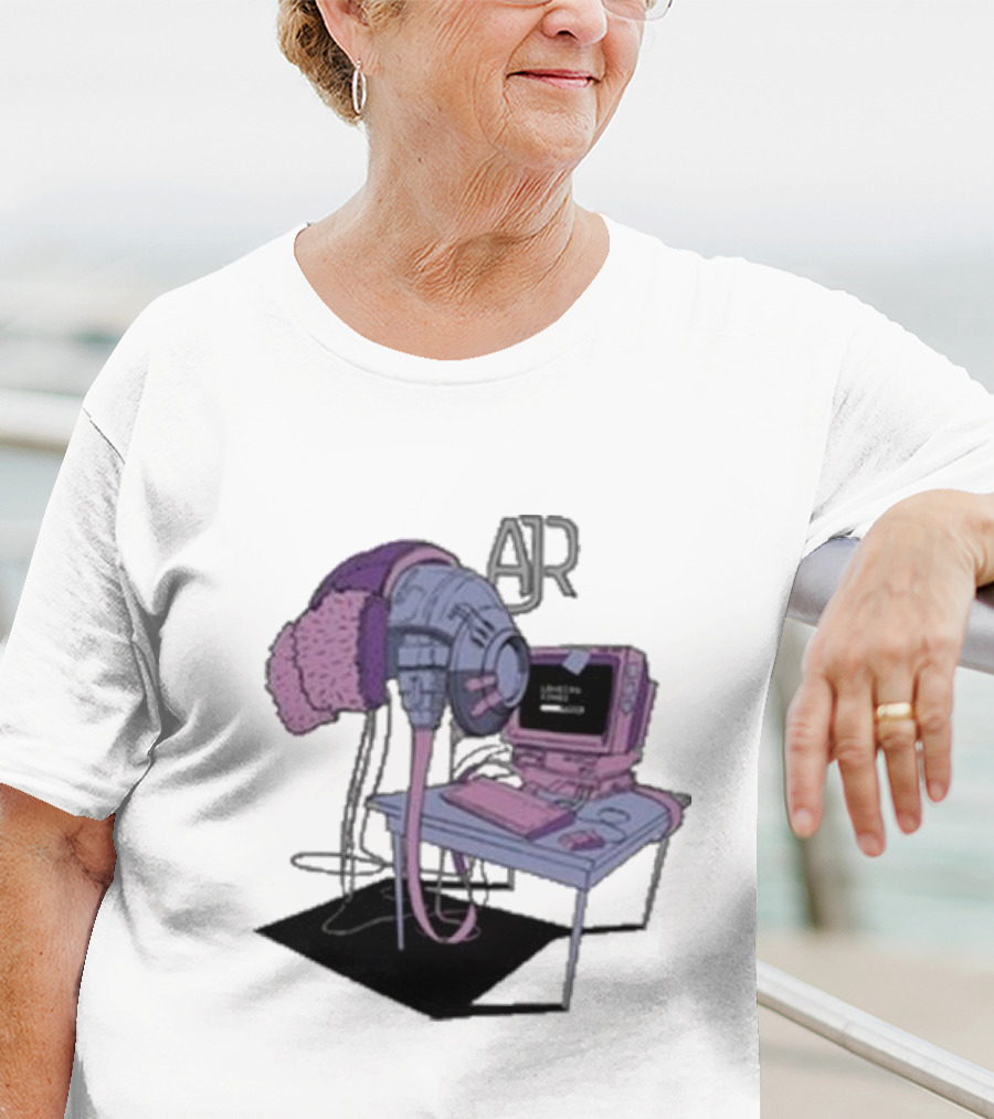 AJR Loading Songs Concert Retro Computer Setup T-Shirt