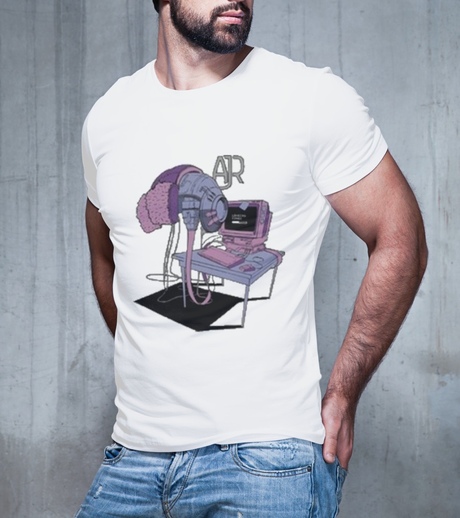 AJR Loading Songs Concert Retro Computer Setup T-Shirt