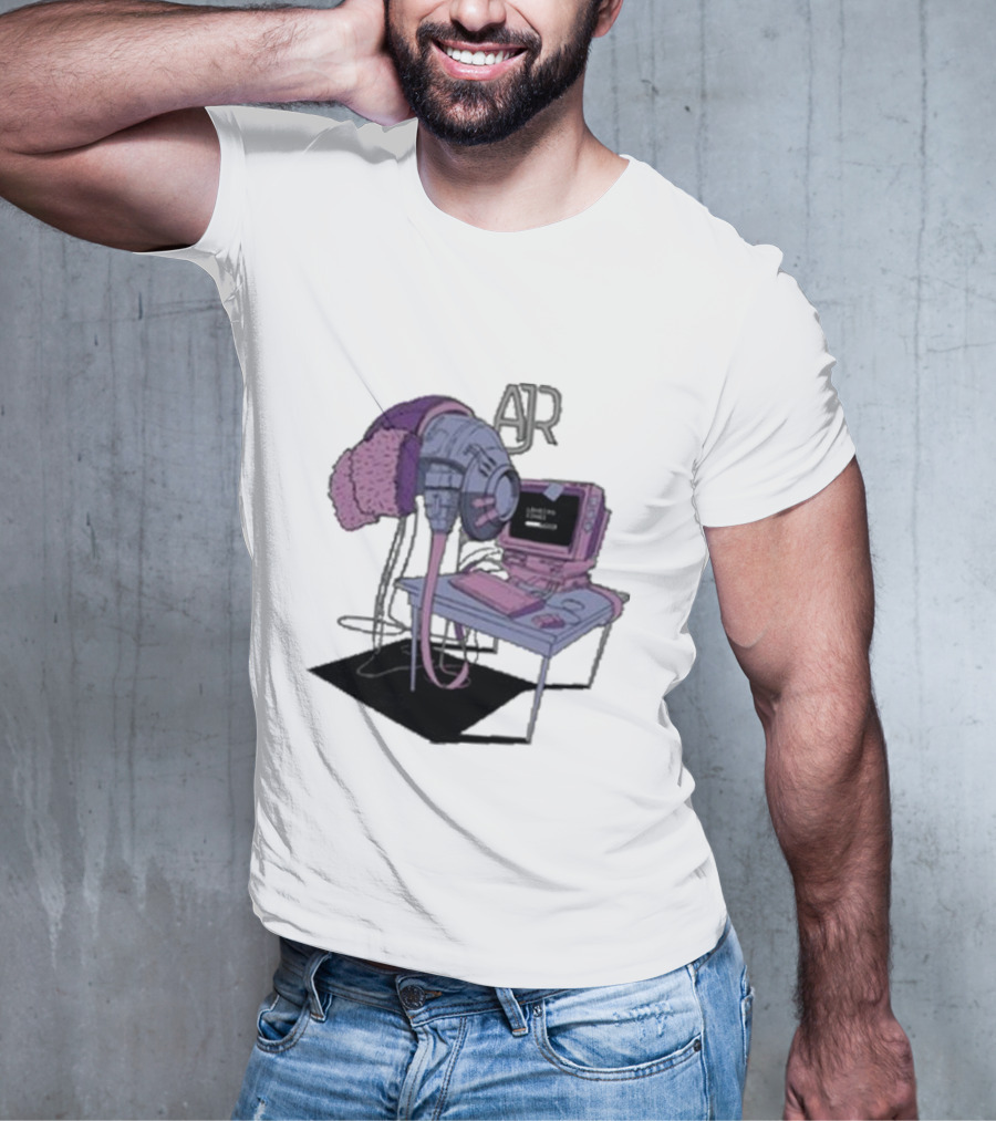 AJR Loading Songs Concert Retro Computer Setup T-Shirt