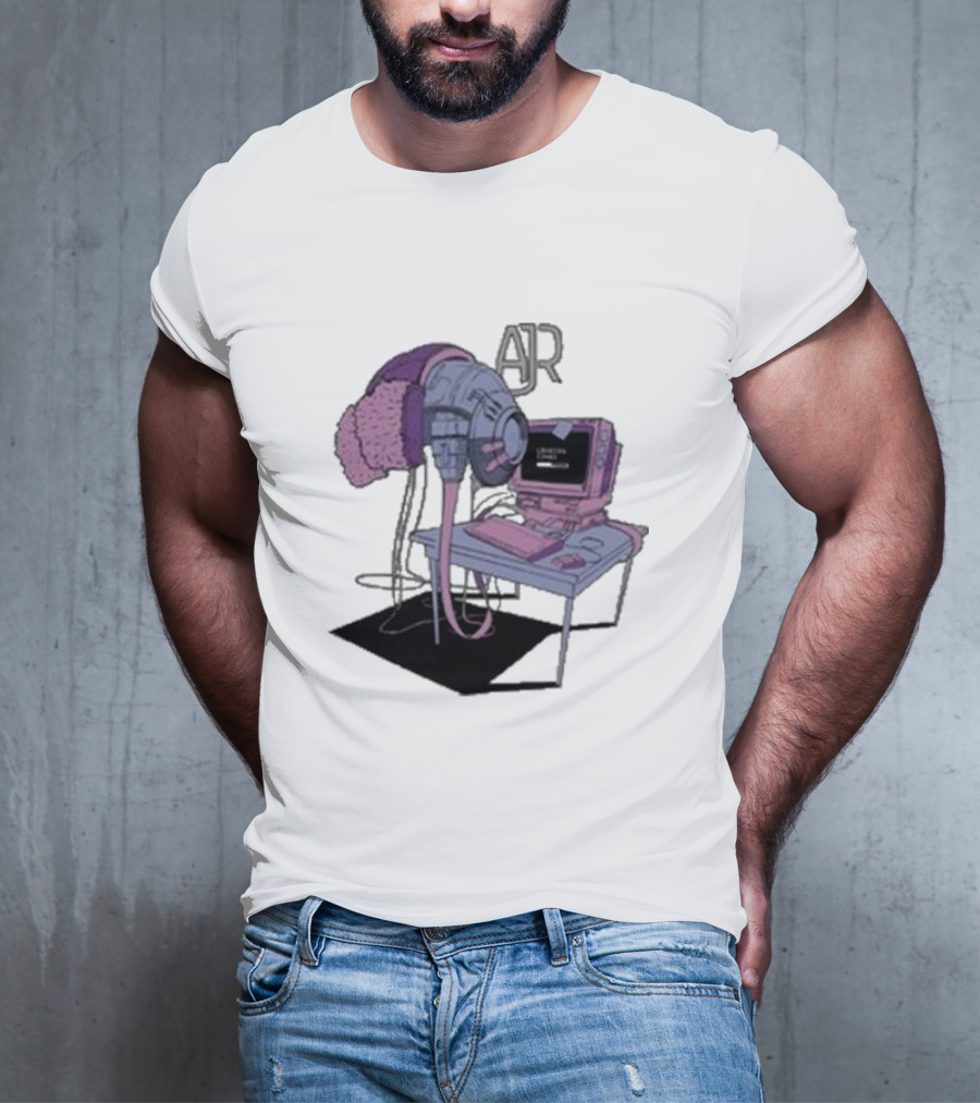 AJR Loading Songs Concert Retro Computer Setup T-Shirt