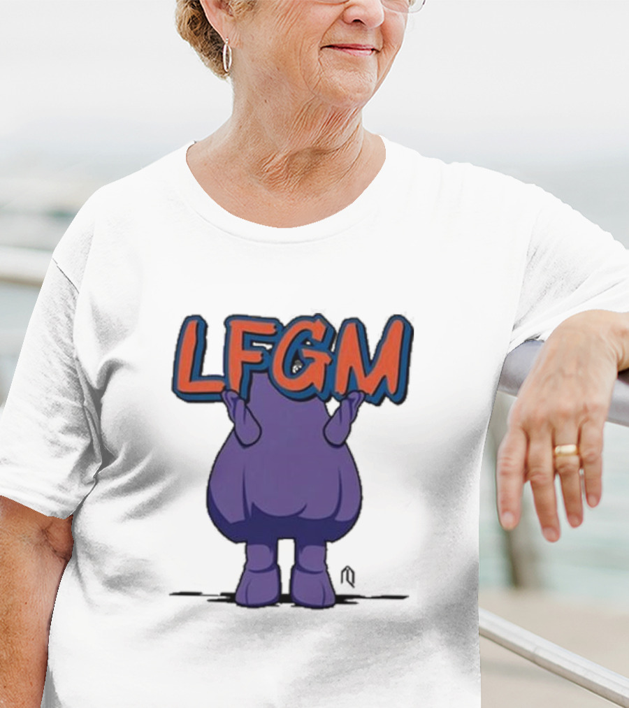 Athlete Logos LFGM Grimace Character T-Shirt